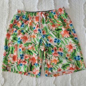 Field & Stream Tropical Floral Board Fishing Outdoor QuickDry Shorts M EUC